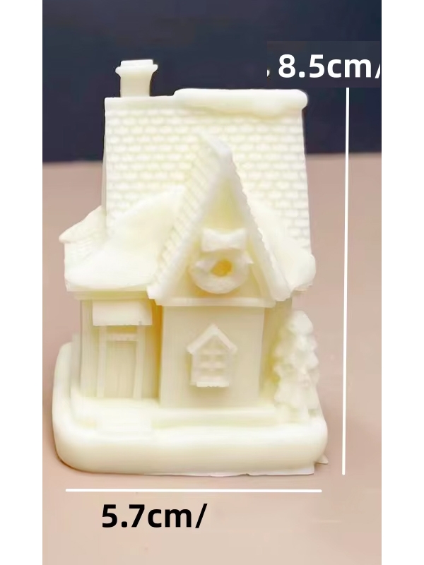 İskandinav Ev Silikon Mum Kalıbı