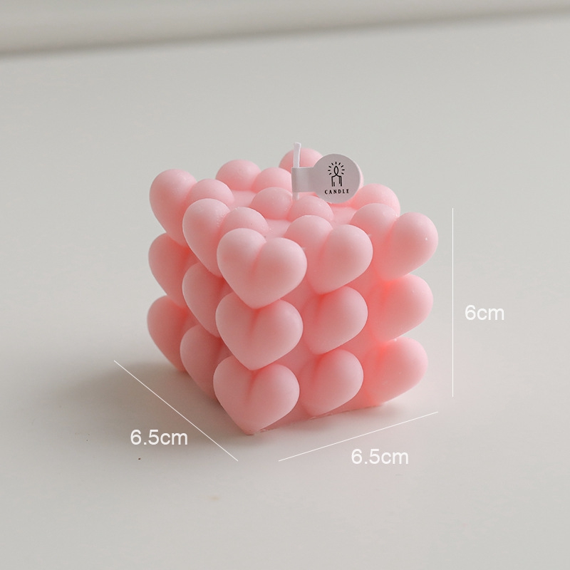 Kalpli Bubble Silikon Mum Kalıbı