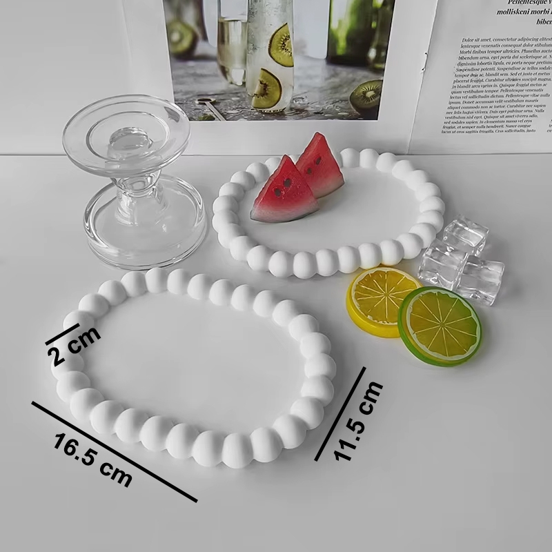 Oval Bubble Tabak Silikon Mum Kalıbı
