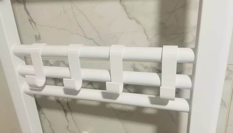 Havlupan askı Bornoz, havlu, kıyafet askısı-Havlupan duşa kabin askı aparatı 4 adet