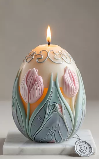 Silikon Mum Kalıbı