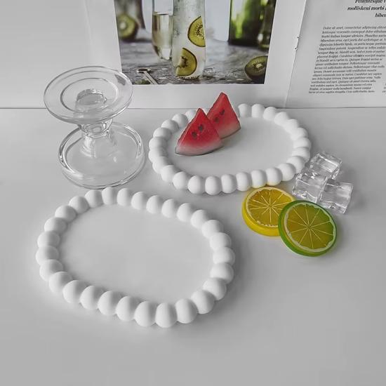 Oval Bubble Tabak Silikon Mum Kalıbı