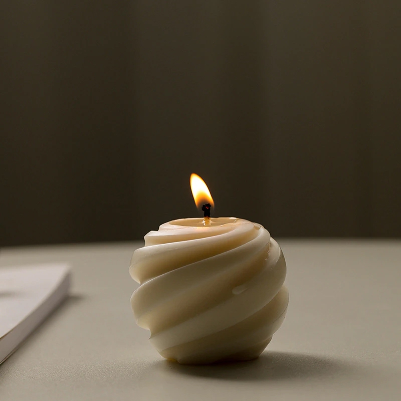Küçük Spiral  Silikon Mum Kalıbı