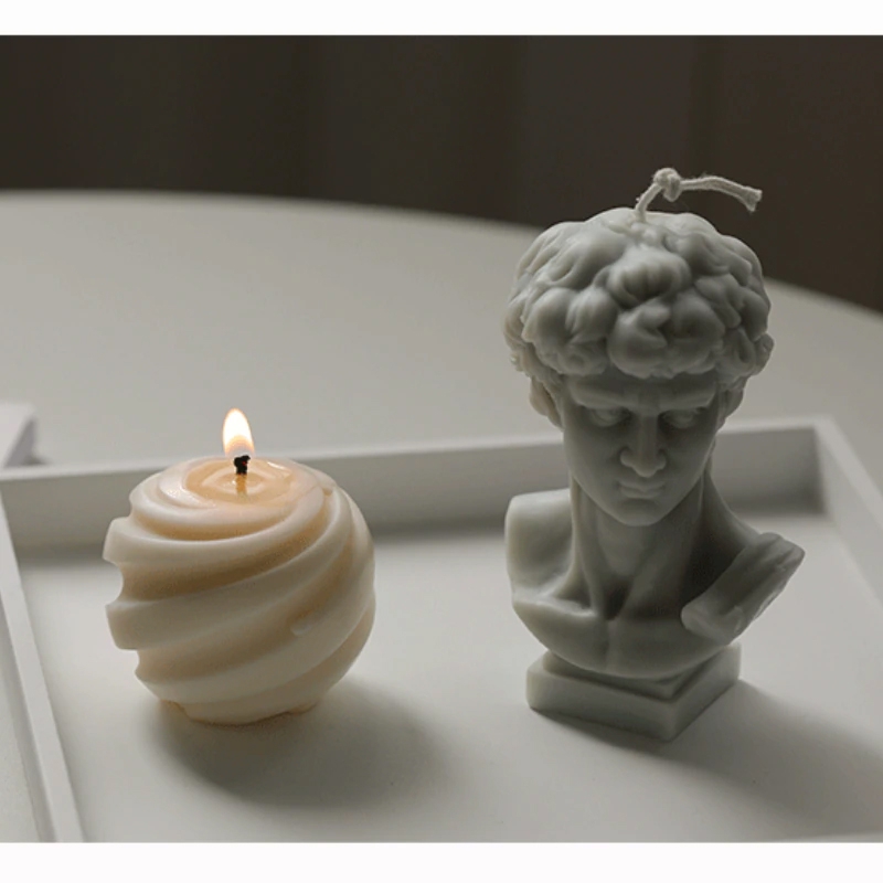 Küçük Spiral  Silikon Mum Kalıbı