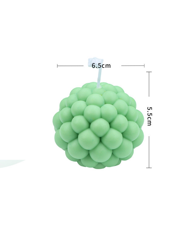 Yuvarlak Bubble Silikon Mum Kalıbı